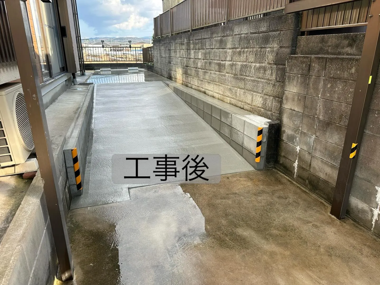 駐車場拡張工事をさせていただきました！